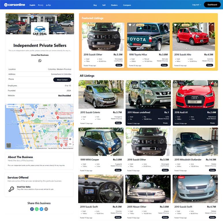 Efficient Car Listings with Urgent, Featured, Spotlight, and Lux Options